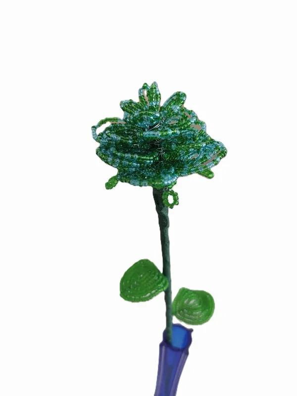 Grøn og blå rose